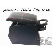 Honda City (Year 2014) Armrest with Drink Holder (Black)